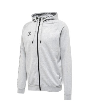 hmlMOVE GRID COTTON ZIP HOODIE