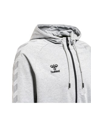 hmlMOVE GRID COTTON ZIP HOODIE