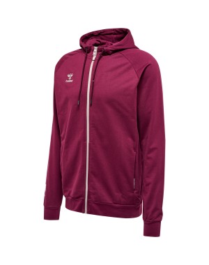 hmlMOVE GRID COTTON ZIP HOODIE