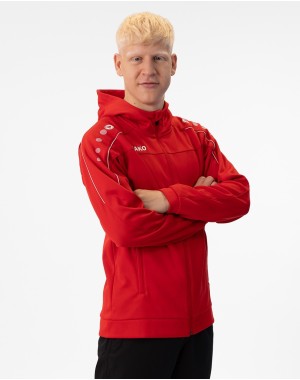 Kapuzenjacke Classico / Bonded-Polyester-Fleece