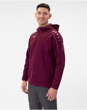 Kapuzenjacke Classico / Bonded-Polyester-Fleece