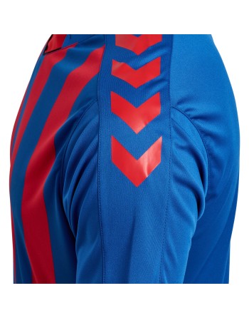 hmlCORE XK STRIPED JERSEY S/S / Interlock-Stoff